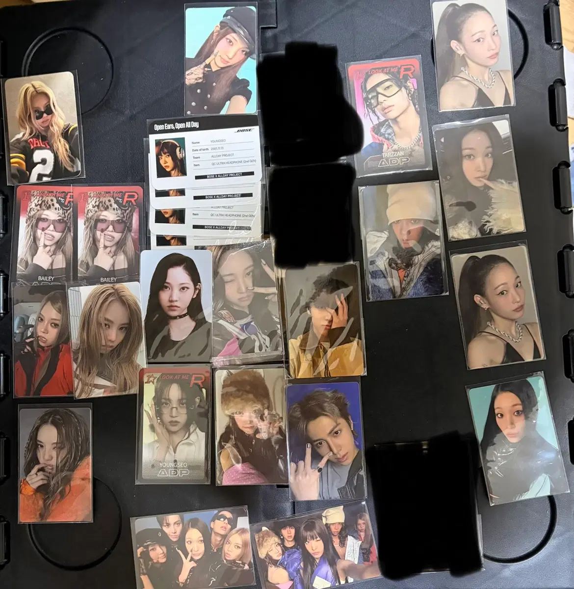 (All:6.0),(each:0.5) All Dey Project pop up, broadcast, album poca, and unreleased photocard pre-order benefit