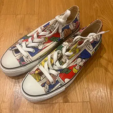 Converse ALL STAR 코믹 패턴 스니커즈
