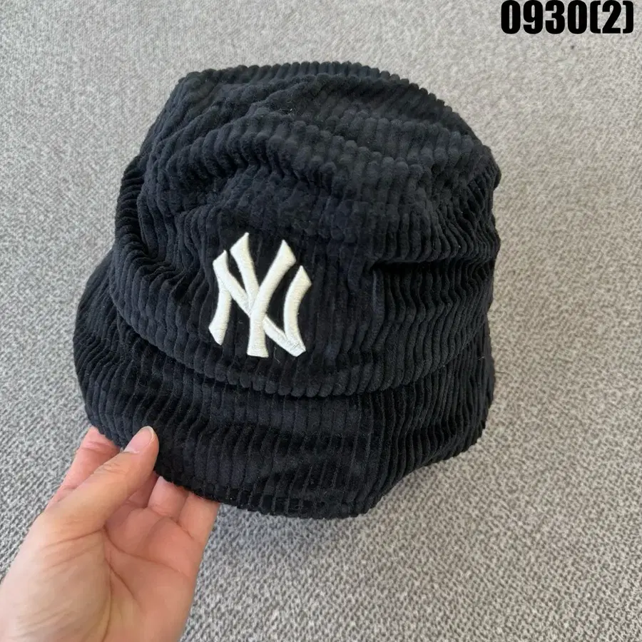 MLB 뉴에라 코듀로이 벙거지 모자 블랙 59