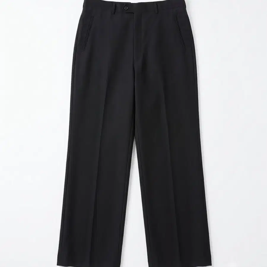 블랙 와이드 슬랙스 팬츠 울 new wool 검정 30 정장바지 오피스룩 일본 빈티지
