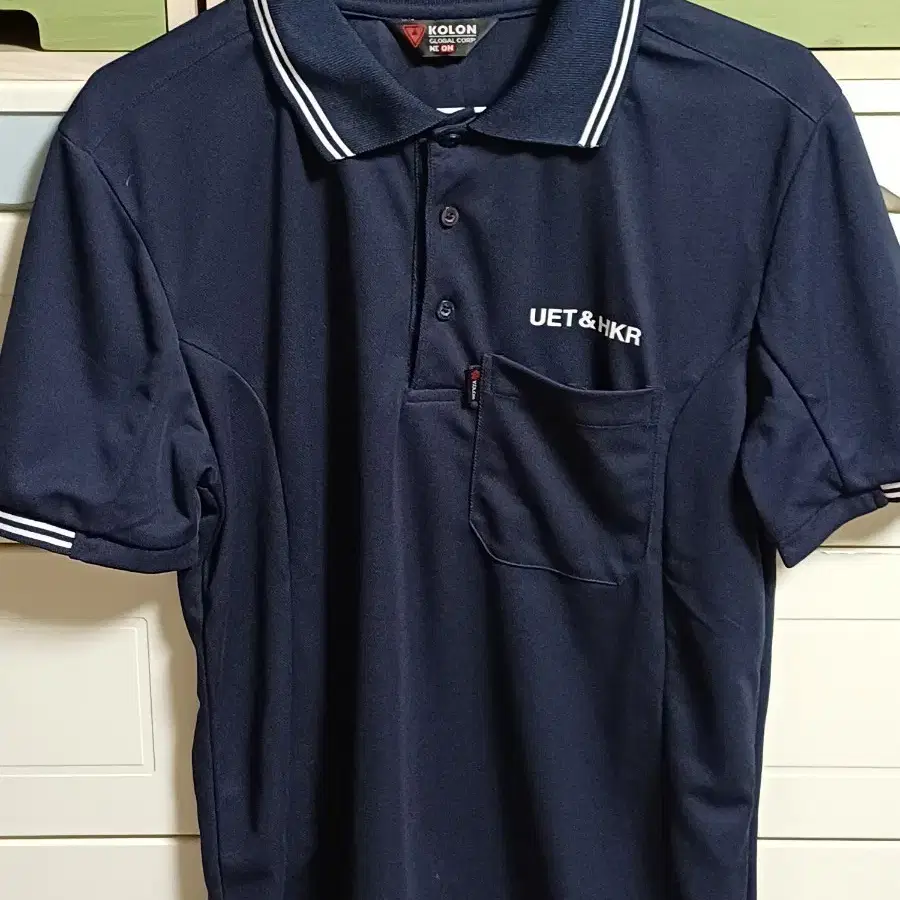 90 KOLON 폴로셔츠 네이비