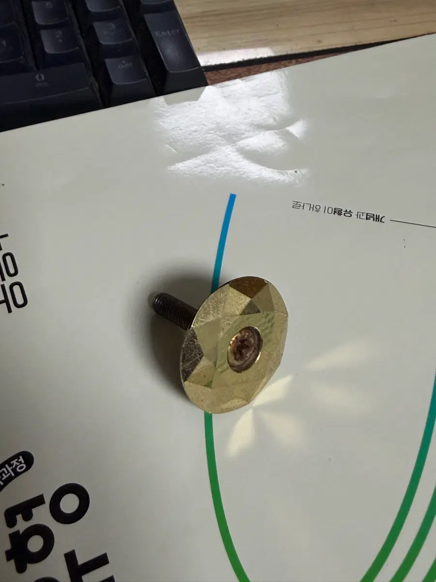 다이아몬드 금색 탑캡