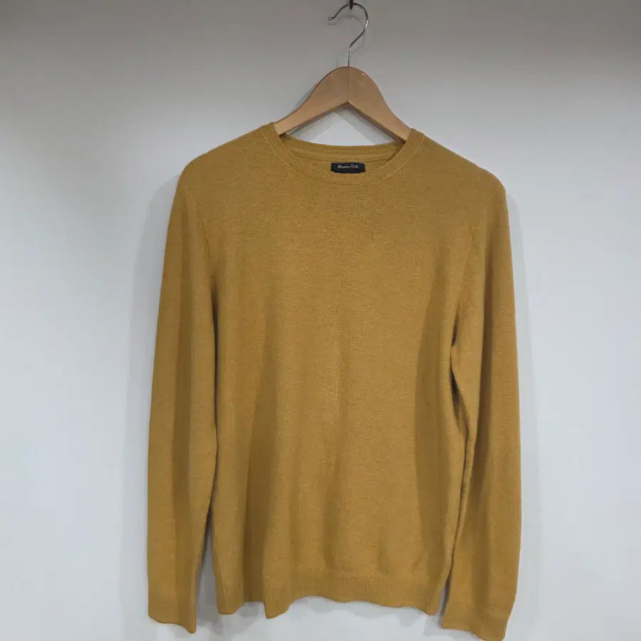 마시모두띠(Massimo Dutti) 남성용 캐시미어 혼방 크루넥 니트 스웨터