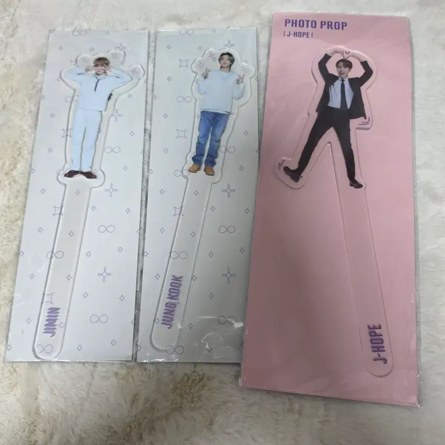 3개 일괄 포토프랍 방탄 bts 호석 지민 정국 제이홉