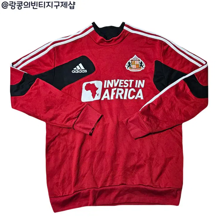 아디다스 올드스쿨 빈티지 선더랜드 반폴라 맨투맨