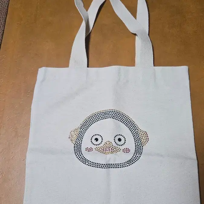 펭수 비즈 에코백