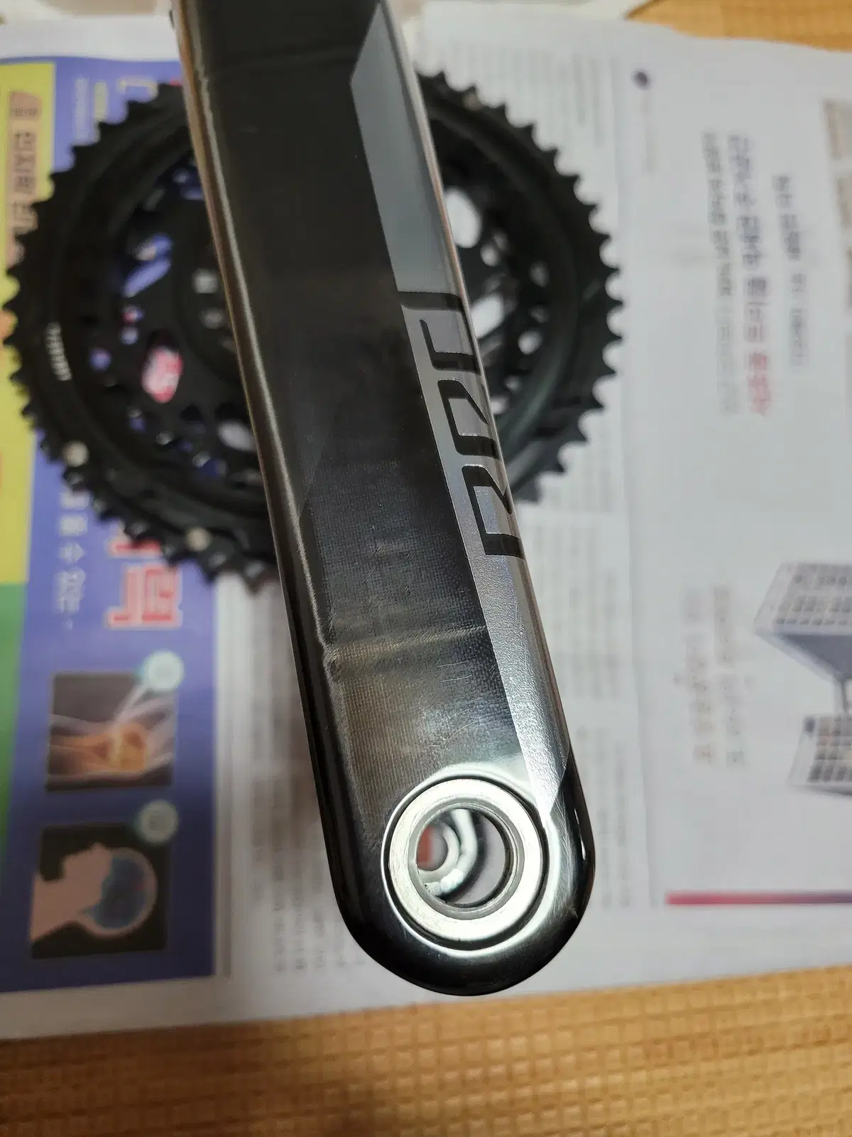 스램 레드 AXS DUB 쿼크 파워미터 크랭크 셋 48/35 172.5mm