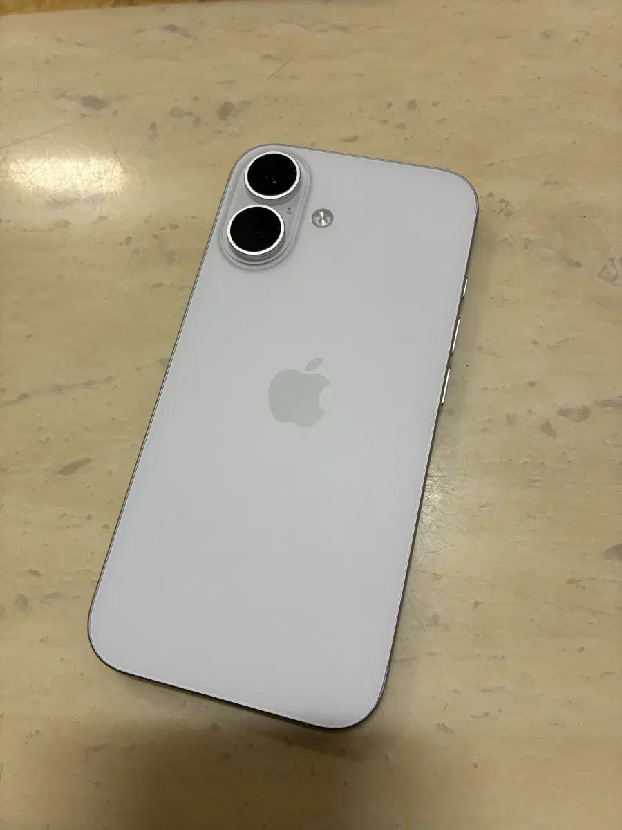 아이폰 16 화이트 256GB 배터리성능 91프로