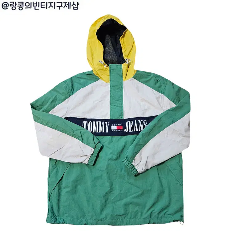 타미진스 올드스쿨 빈티지 빅로고 아노락 자켓