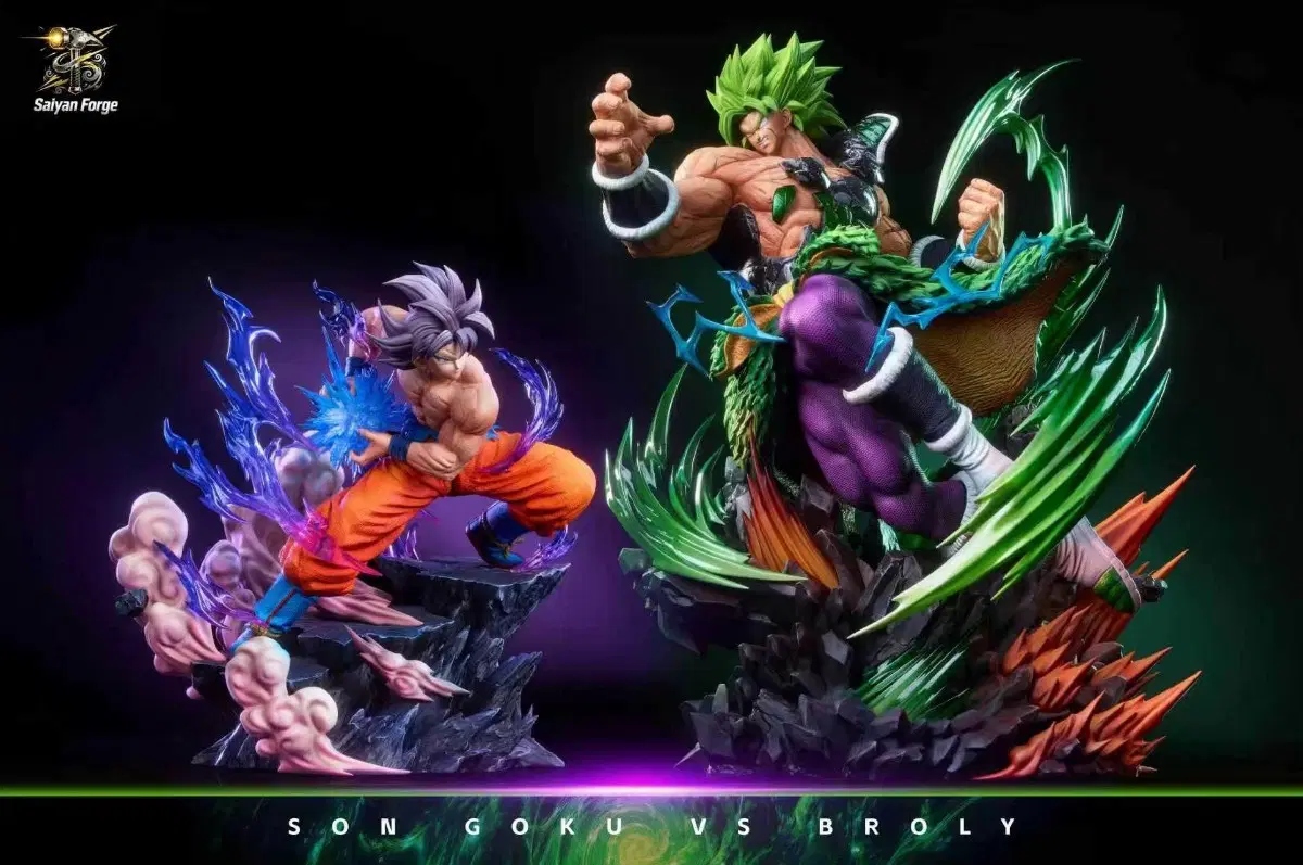 Saiyan 손오공 vs 브로리 레진 드래곤볼 레진 피규어