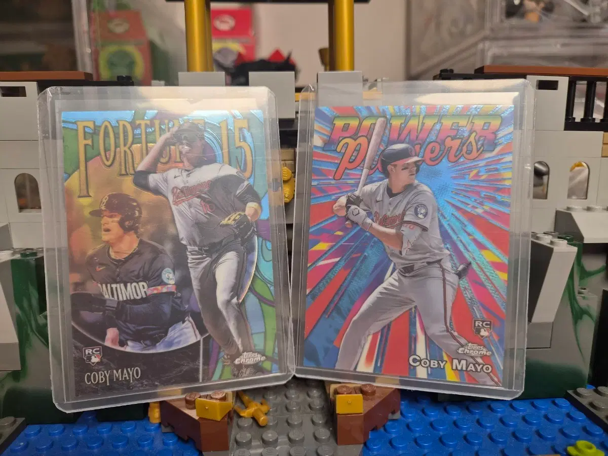 Topps 크롬 볼티모어 코비 마요 루키 및 재런 듀란 인서트