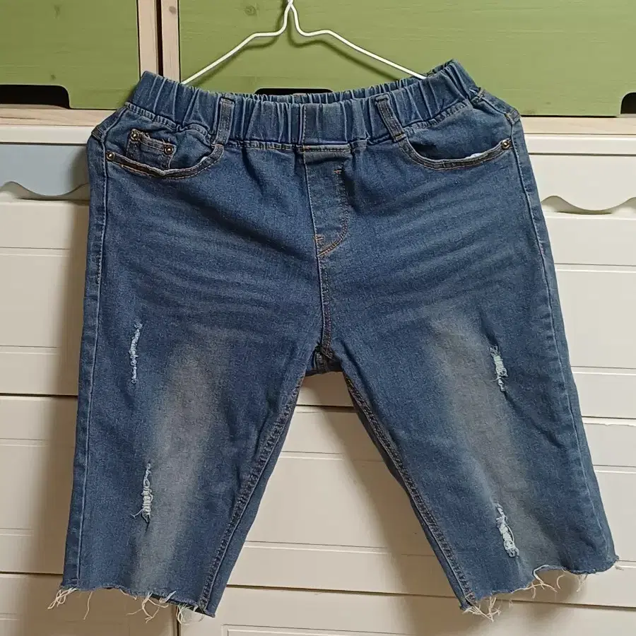 26~27 청바지 데님 반바지 찢청 컷팅
