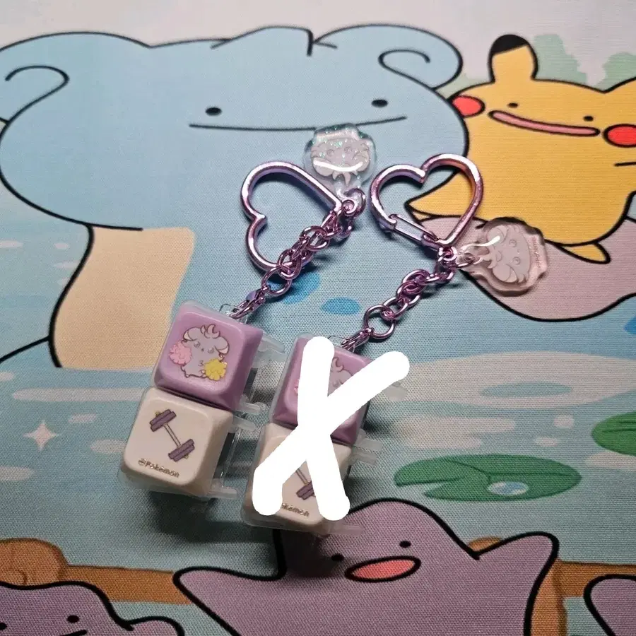 포켓몬스터 포켓피스 키캡 키링 냐오하