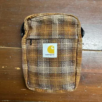 Carhartt 체크 무늬 숄더백