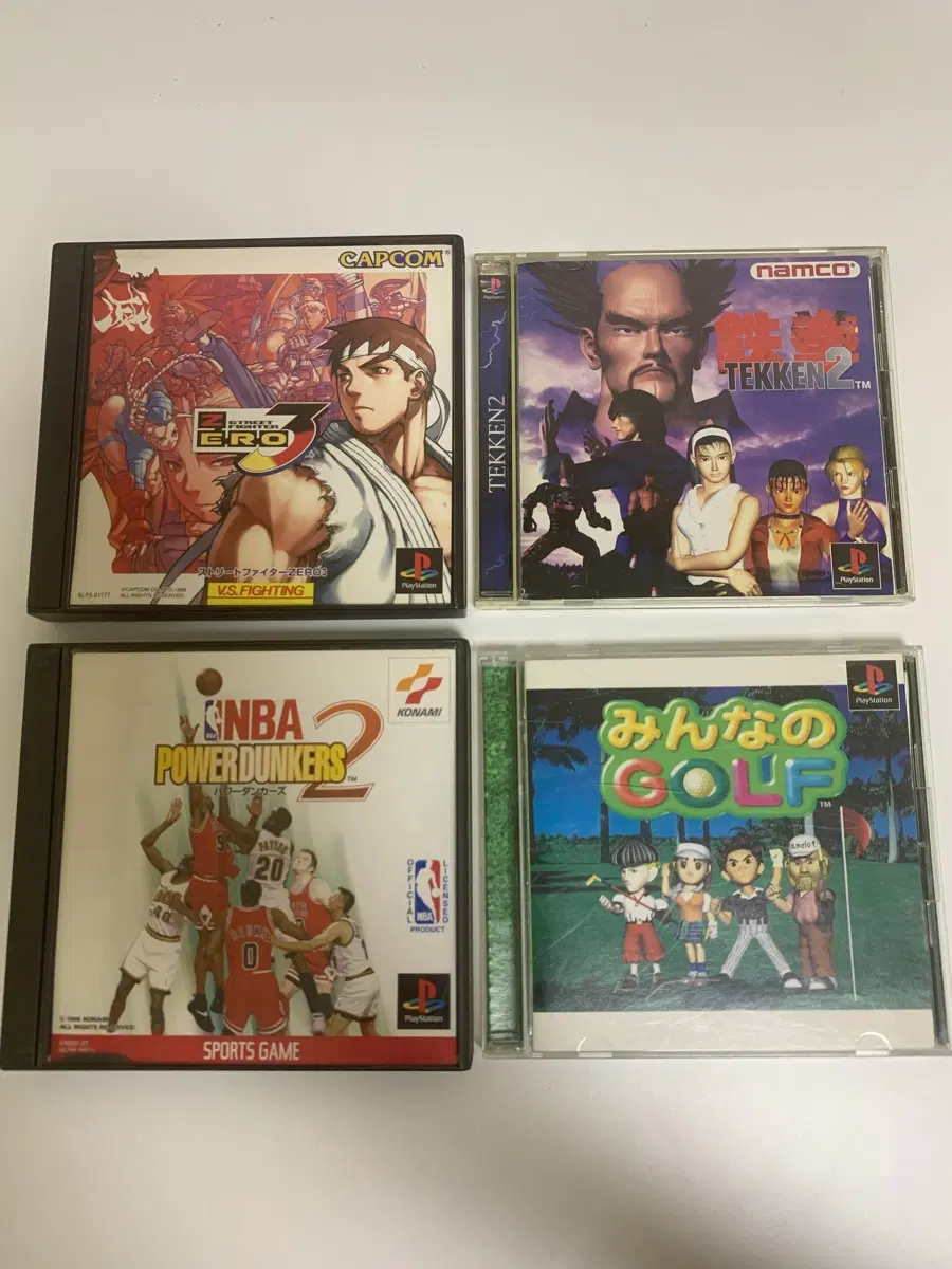 PS1 플레이스테이션 1게임 4종 일괄판매
