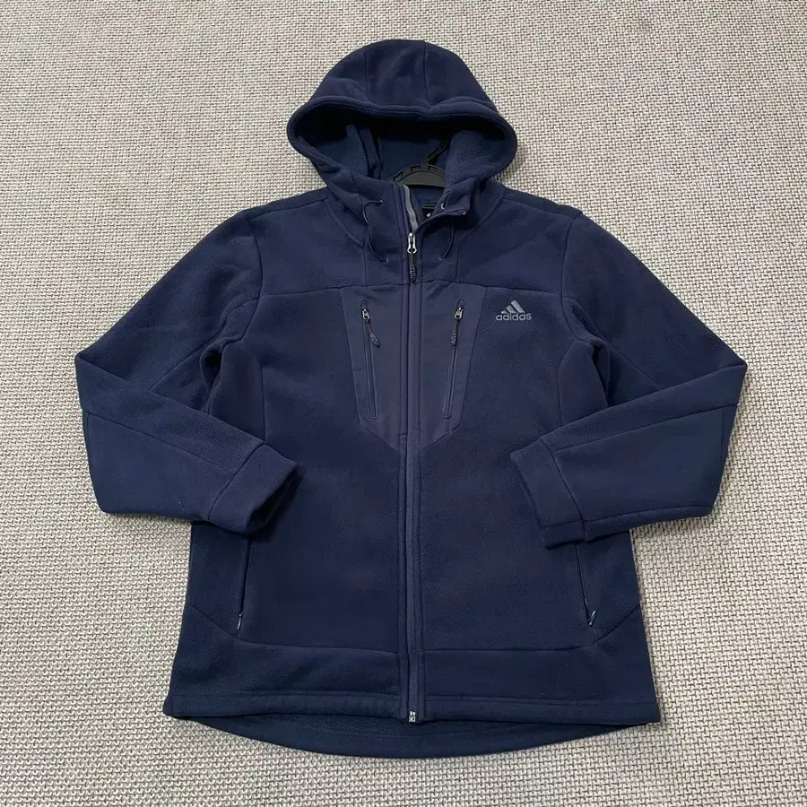 L 아디다스 후리스 후드집업 자켓 B.6501