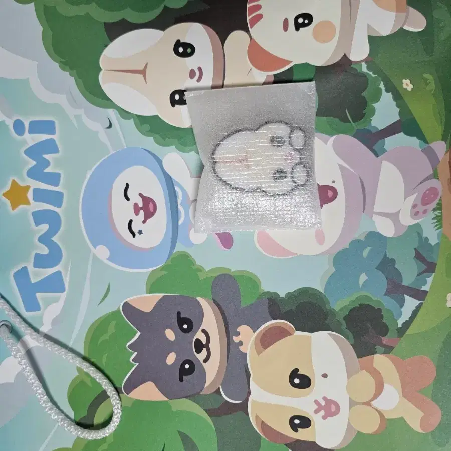 현물,빠른발송)투위미한빗이아크릴세트TWIMI : 42 Forest팝업쇼핑백tws 투어스한진캐릭터