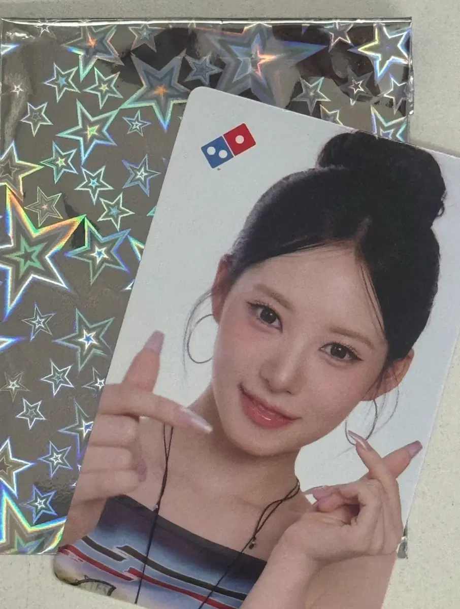 리센느 리브 도미노피자 포카 포토카드