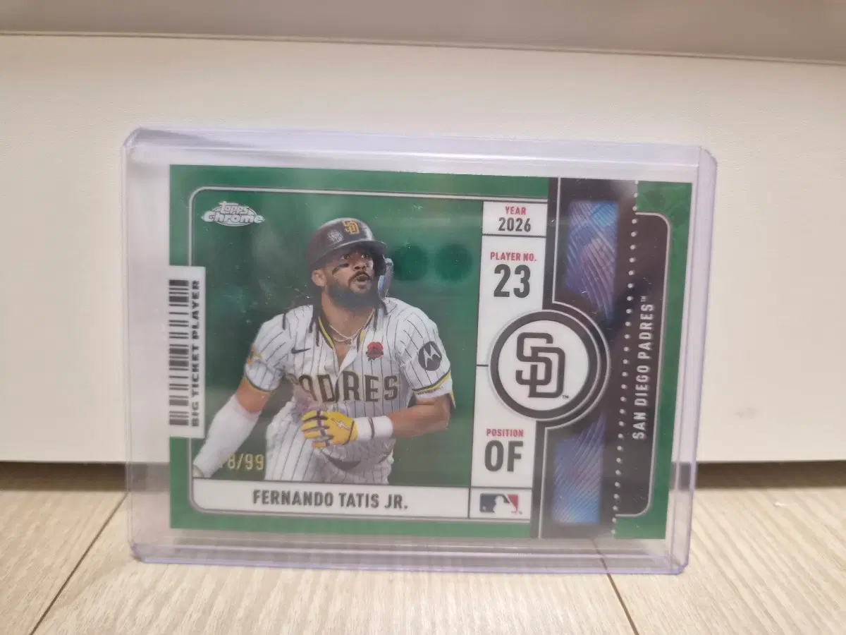 Topps 크롬 샌디애이고 페르난도 타티스 주니어 8/99