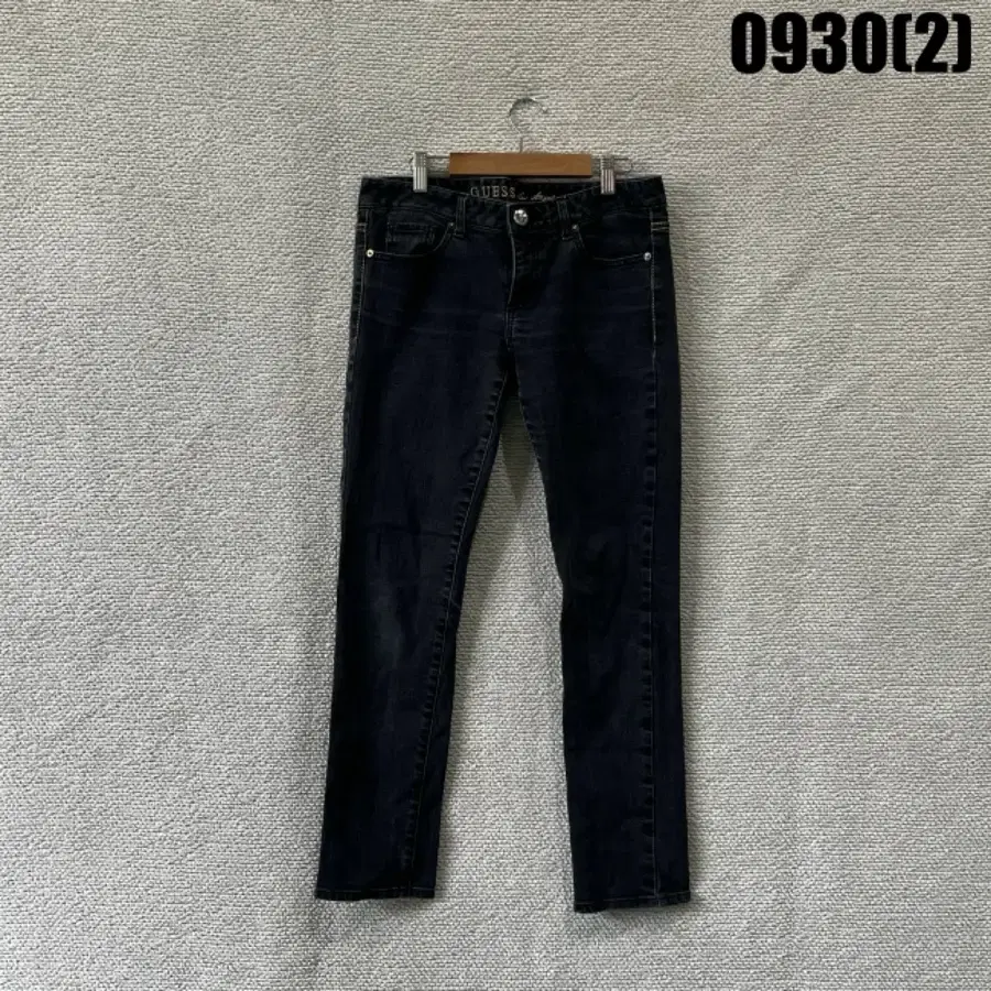 게스 블랙 데님 팬츠 29