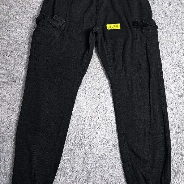 버커루 카고 조거 팬츠 블랙 M N259