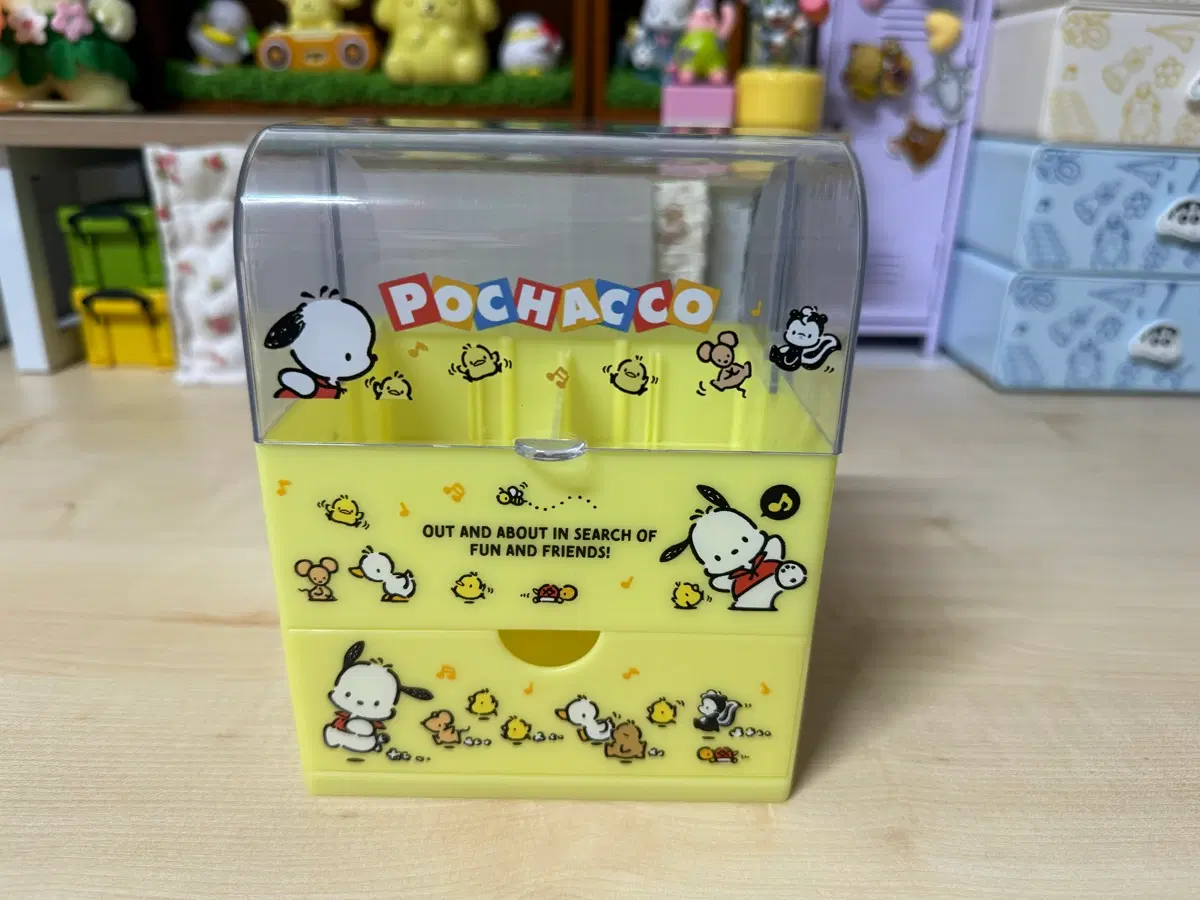 포차코 2단 수납함