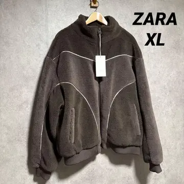 ZARA 자라 대비 파이핑 페이크 양가죽 자켓 XL
