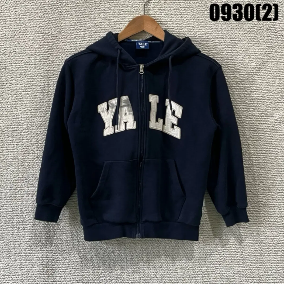 Yale 후드 집업 네이비150