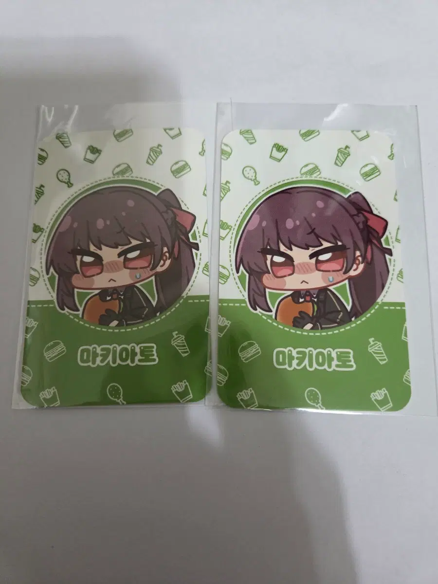 소녀전전2 프랭크버거 마키아토 포토 카드