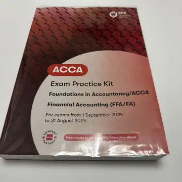 BPP 외국도서 ACCA 문제집 FFA FA 영어 회계 자격시험 공부