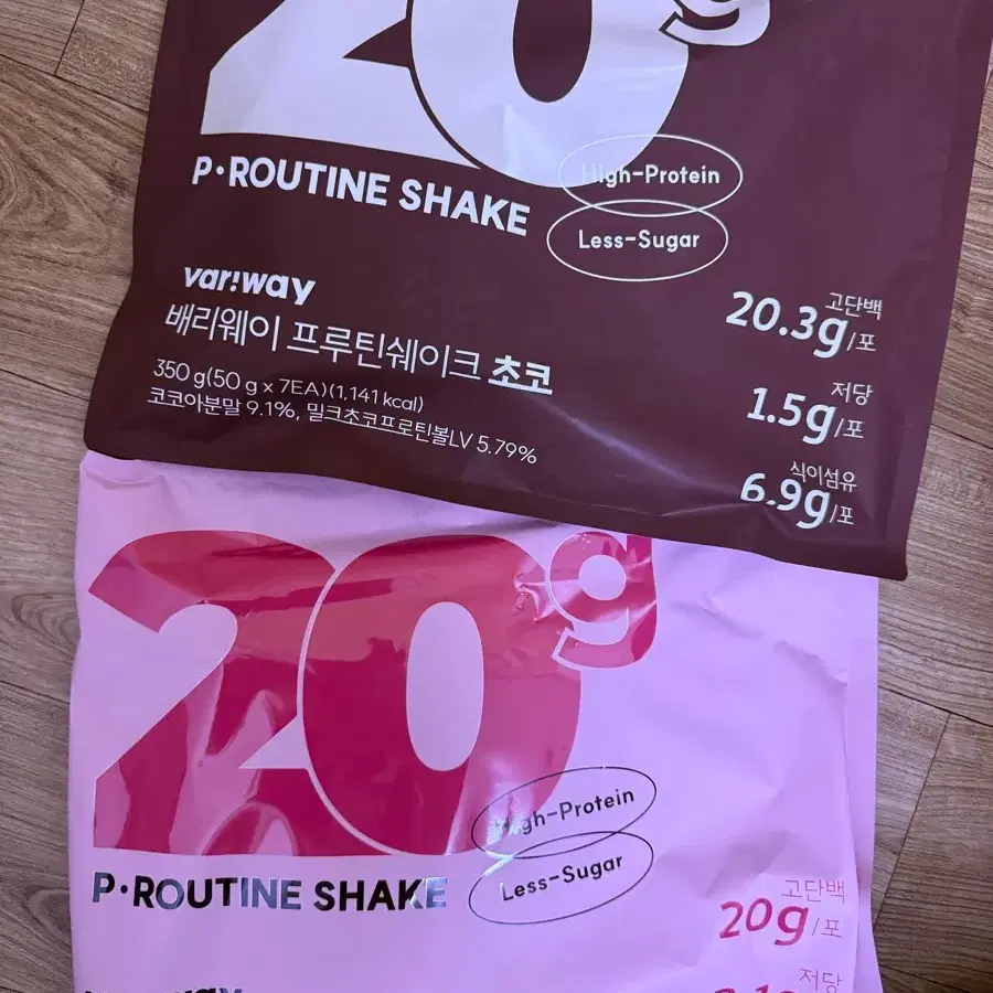 배리웨이 프로틴 쉐이크 딸기+초코