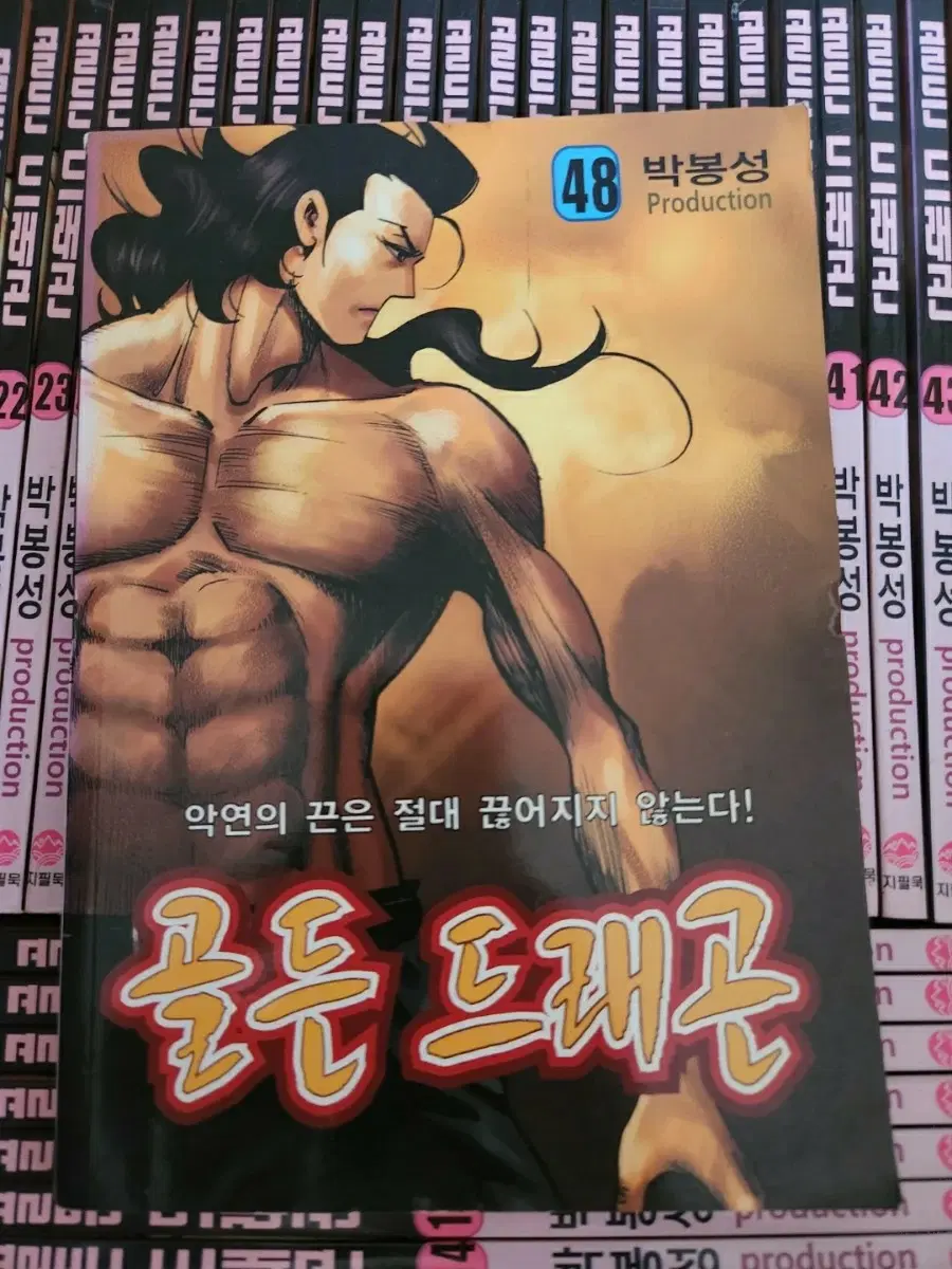 박봉성 만화책 골든 드래곤  1-48권 완결