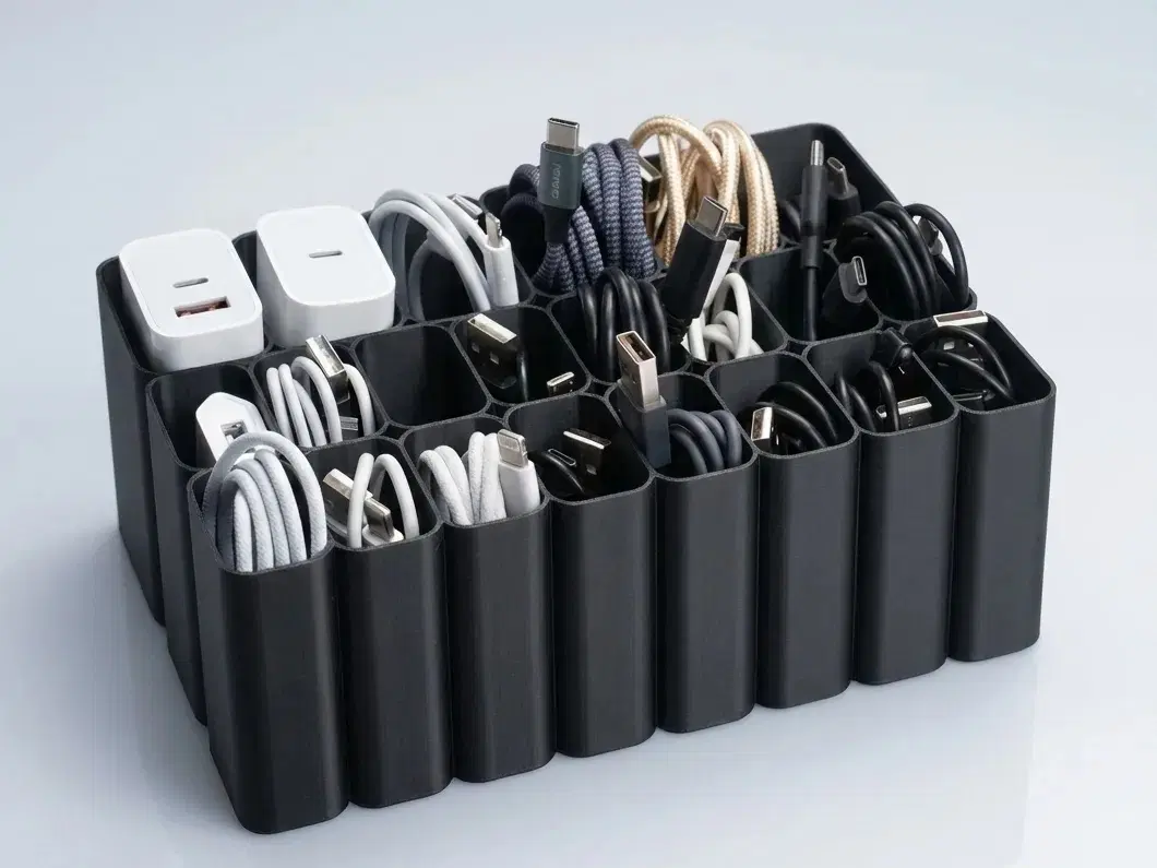 USB 케이블 충전기 수납 정리함