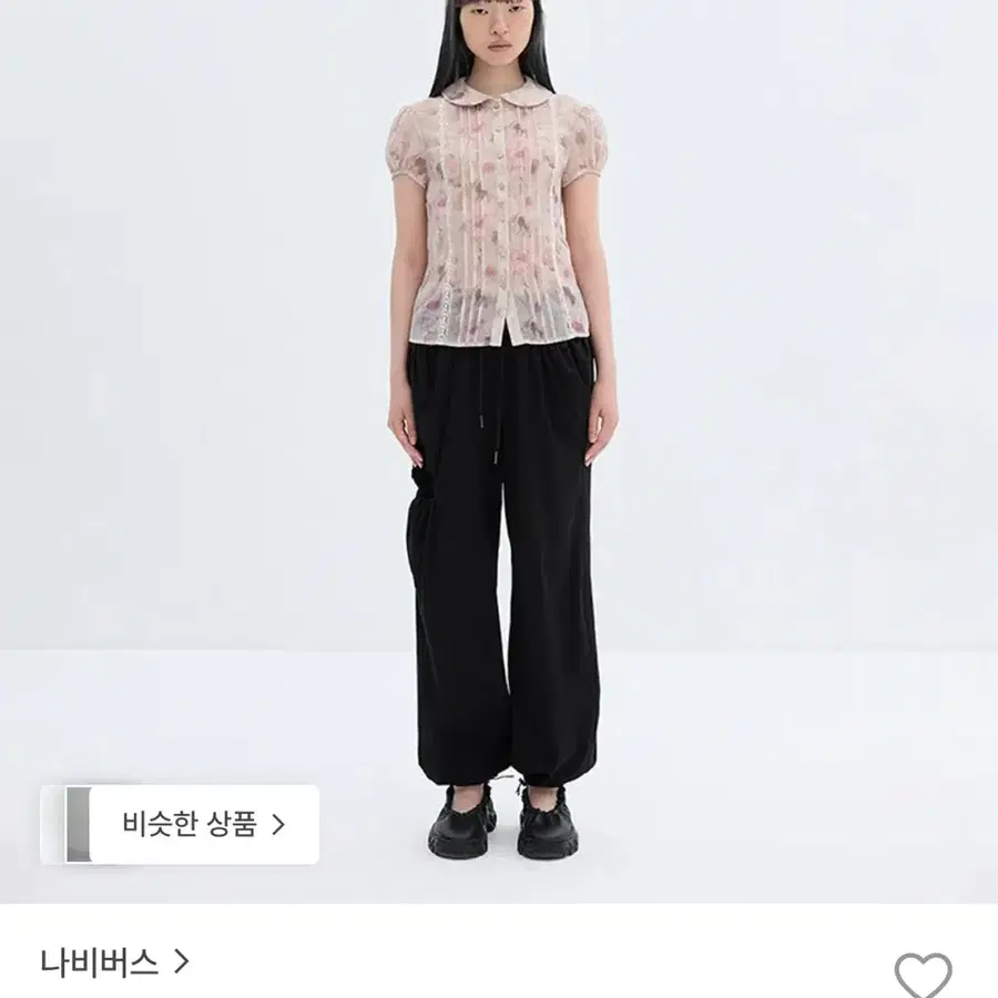 나비버스 볼륨 포켓 팬츠 블랙