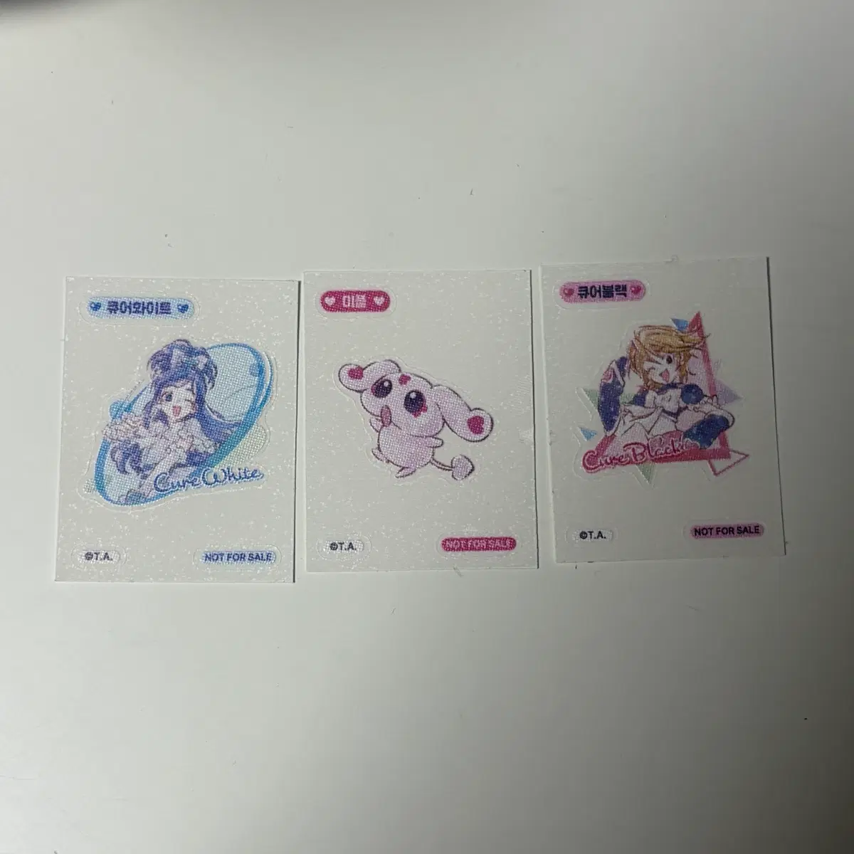 다모여페스타 프리큐어 띠부씰 3개 일괄