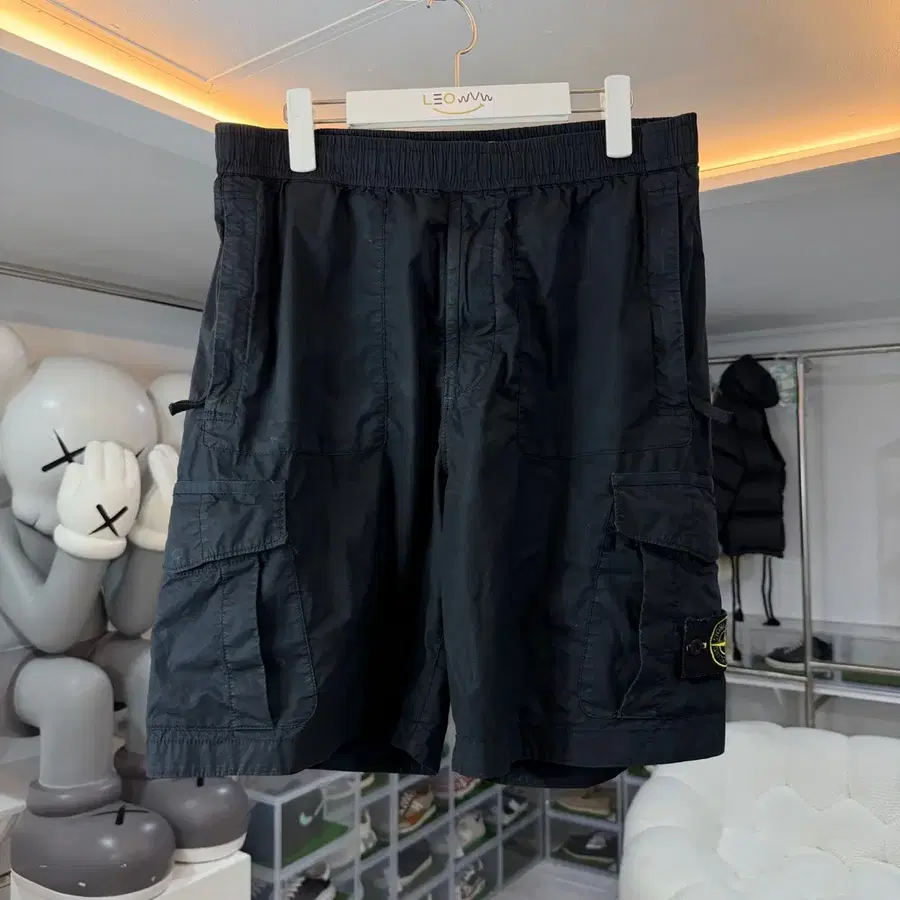 스톤아일랜드 나일론 카고 쇼츠 팬츠