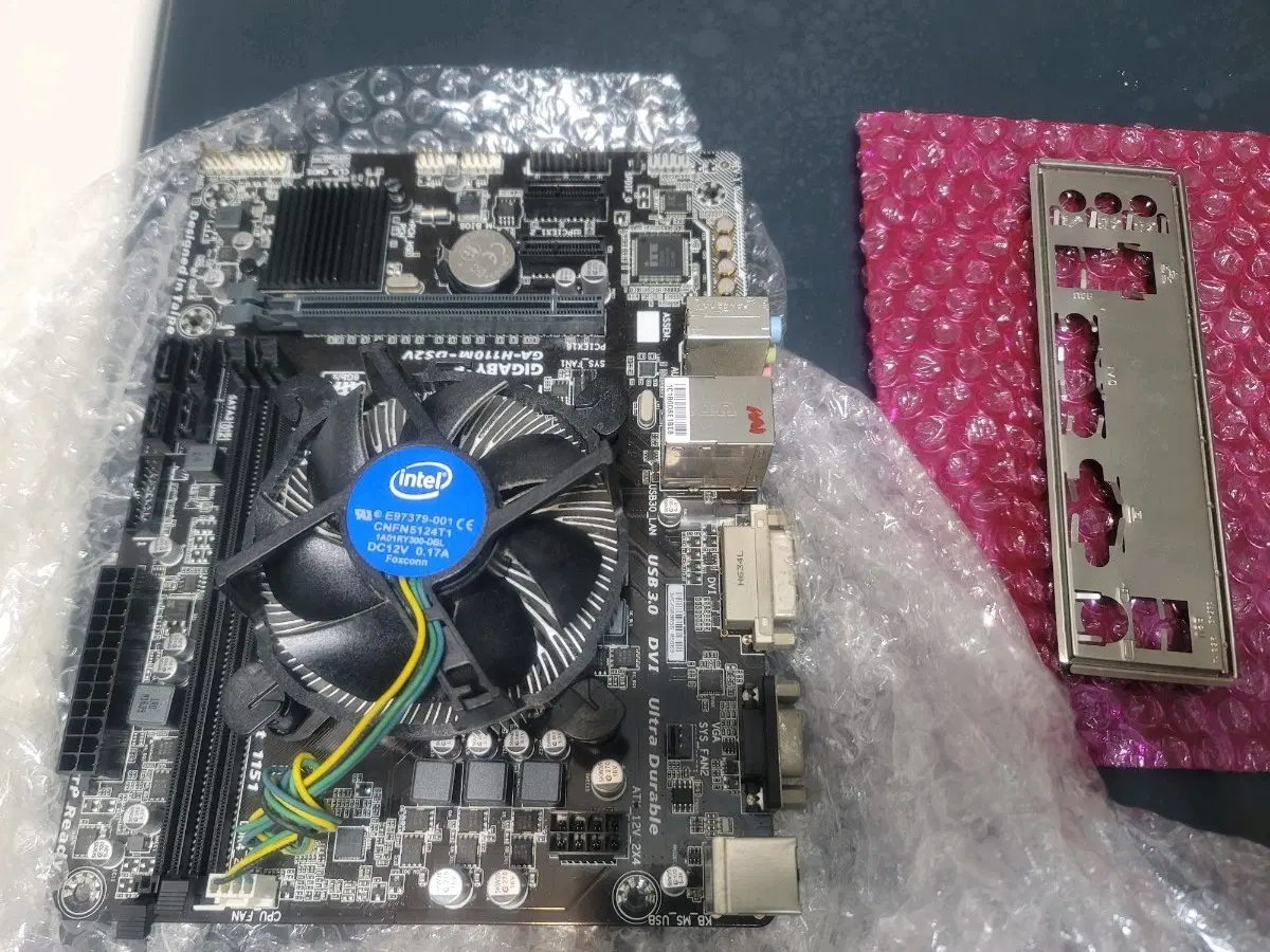 메인보드 GA-H110M-DS2V/cpu i5-7600 3.50GH