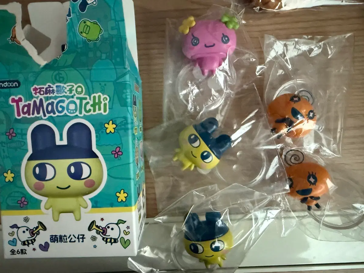 다마고치 피규어 3종 마메치 플라워치 메메치