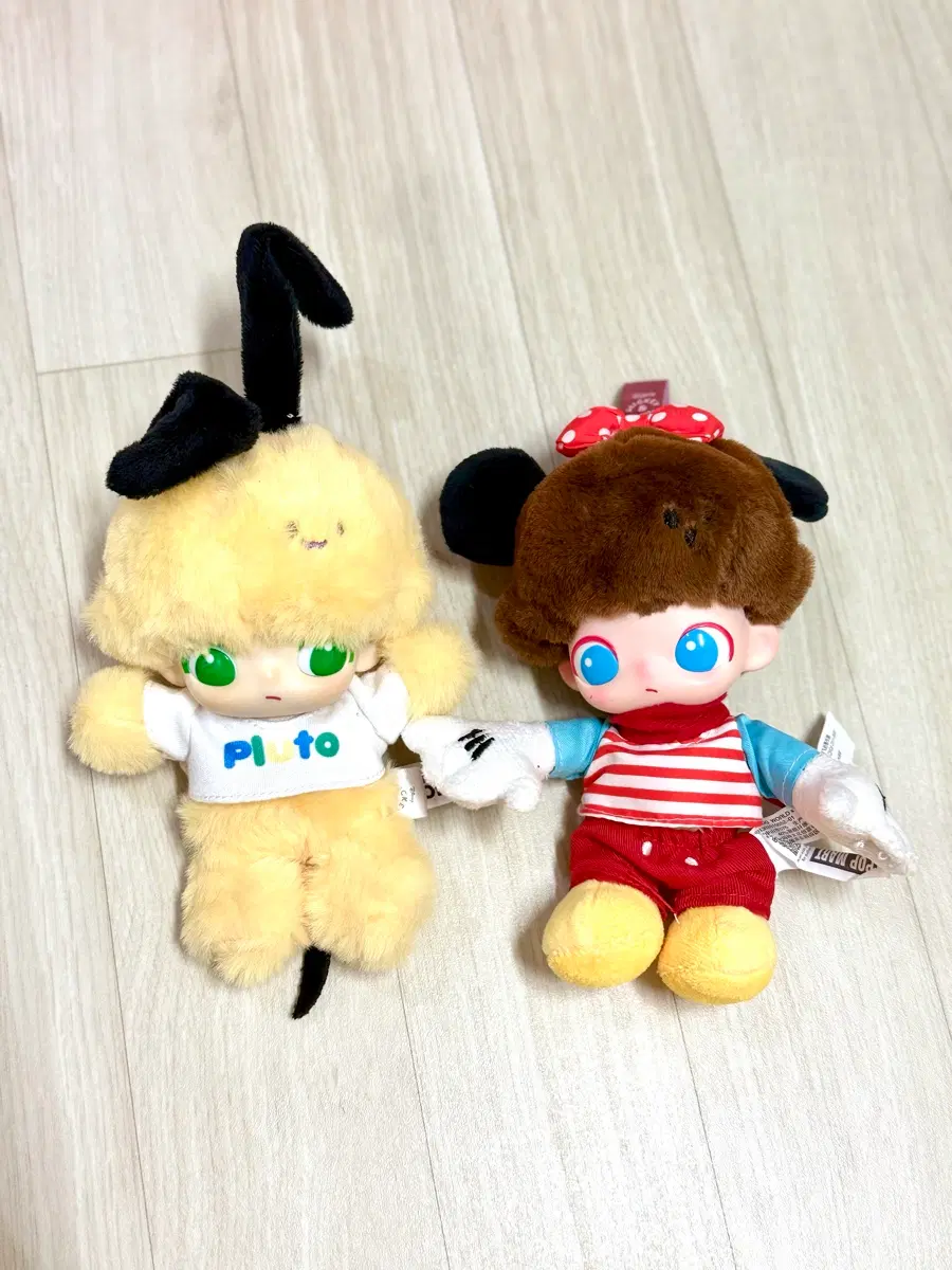Dimoo world 디무 월드 미키 플루토 인형 (일괄