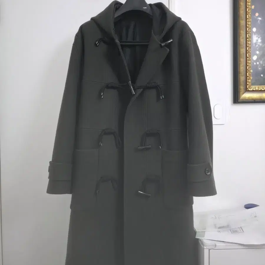 데이몬지져스 더플코트 카키 m