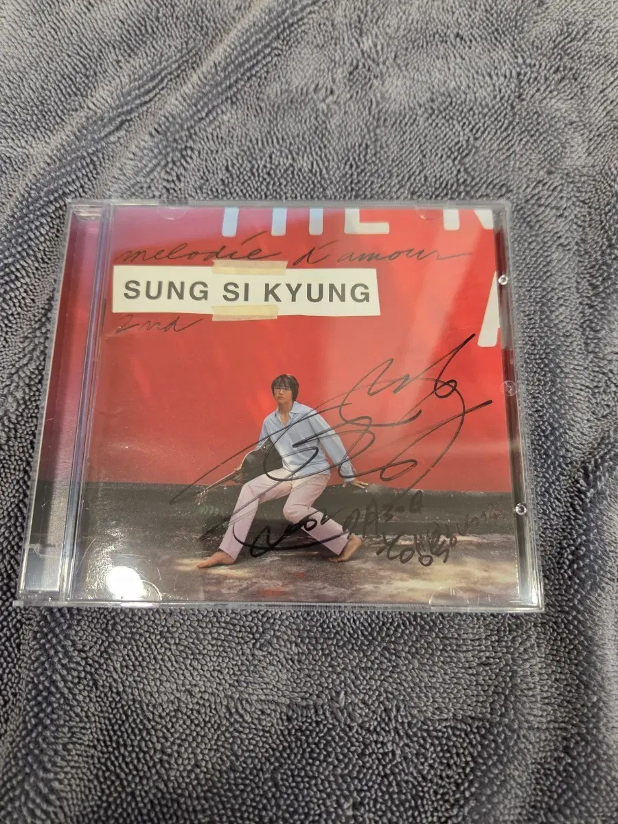 성시경 멜로디 앙무어 CD 앨범 친필 사인