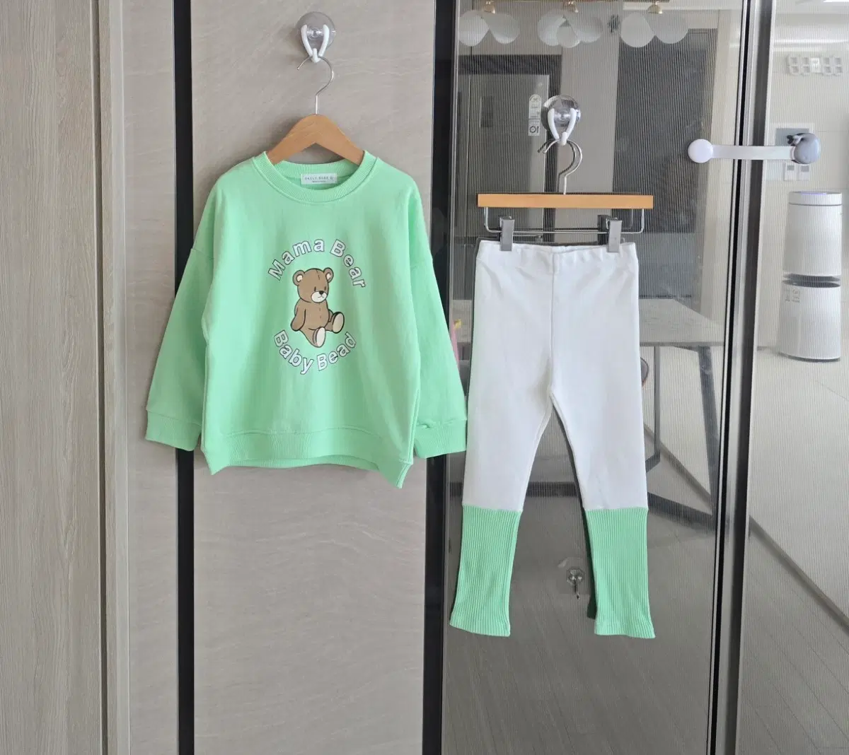 새상품 데일리베베 상하세트 120