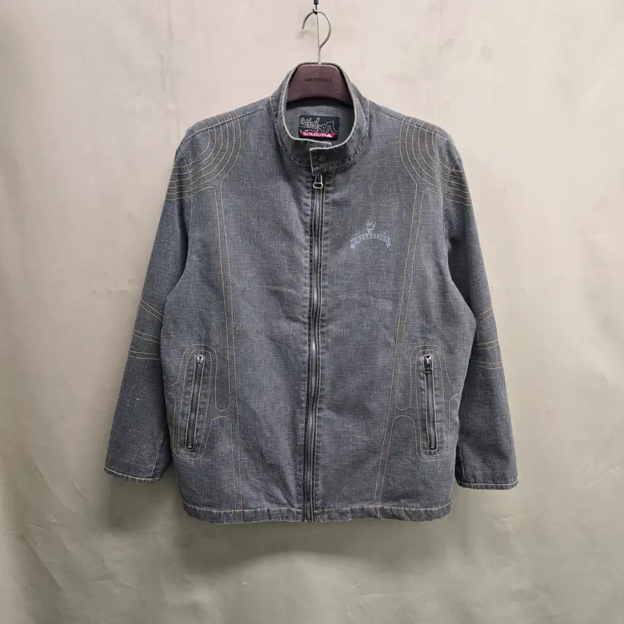 올드 퀵실버 Quiksilver 모토 바이커 빈티지 자켓