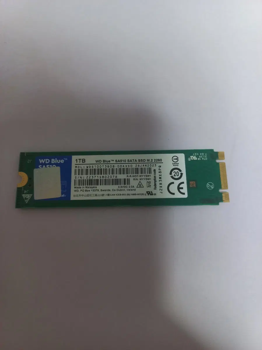WD Blue M.2 SATA SSD 1TB