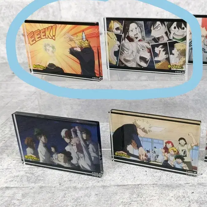 하가쿠레 A반 2장 일괄 ) 명장면 아크릴 블록 파이널 시즌 애니 히로아카