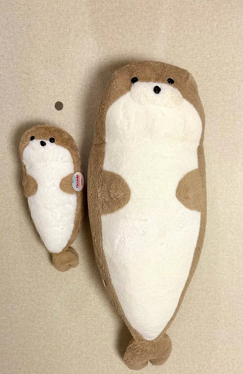 90cm 수달해달물개 중대형인형뽑기 바디필로우쿠션인형 일괄 처분