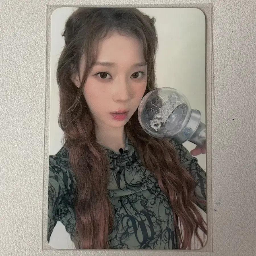 에스파 윈터 응원봉 미개봉 포카