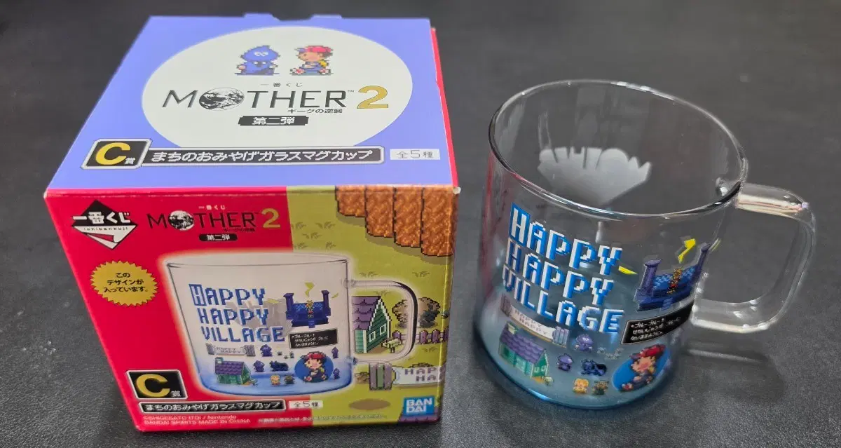 제일복권 마더 2 mother 2 C상 유리 머그컵
