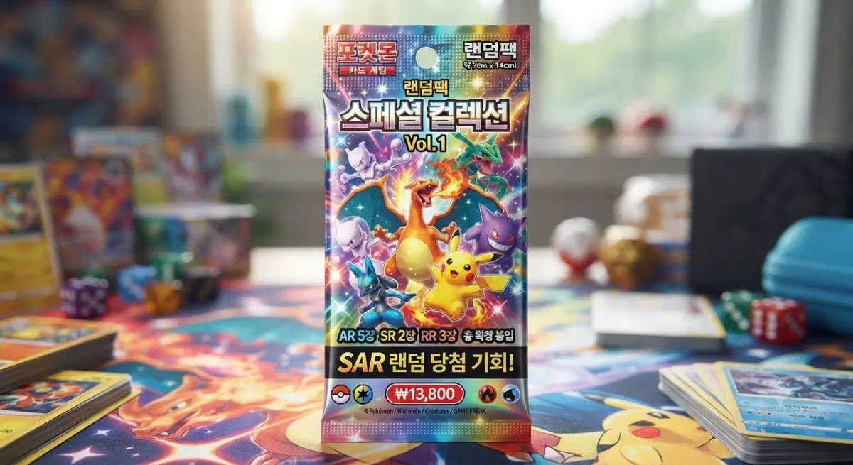 포켓몬 카드 랜덤 구성 상품 판매