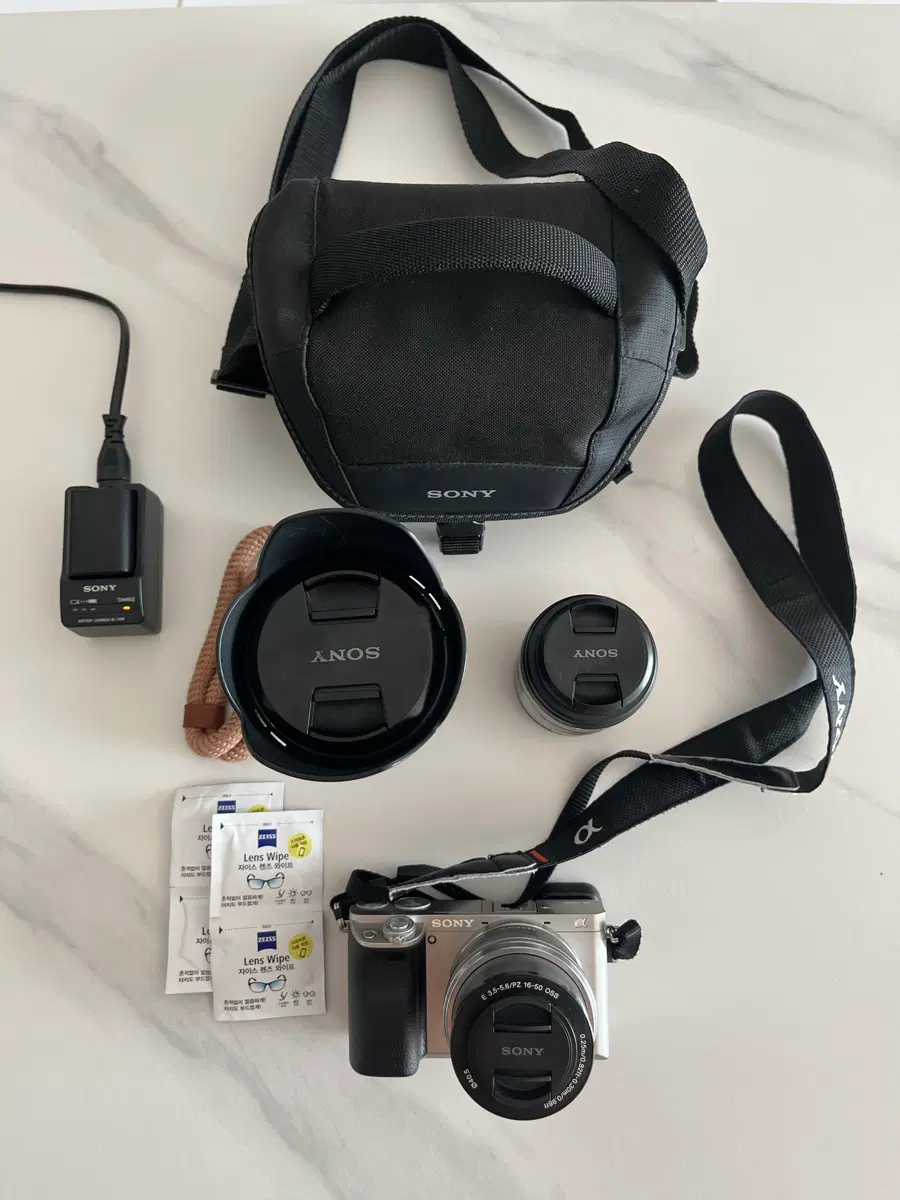 A6000 번들셋 + 렌즈 2종